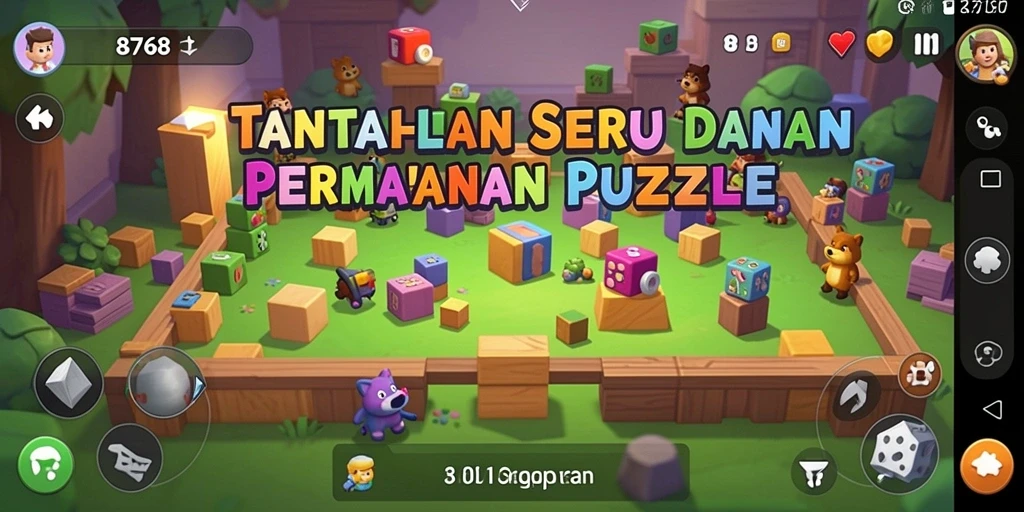 Screenshot menampilkan gameplay seru dan menarik dari 8768.