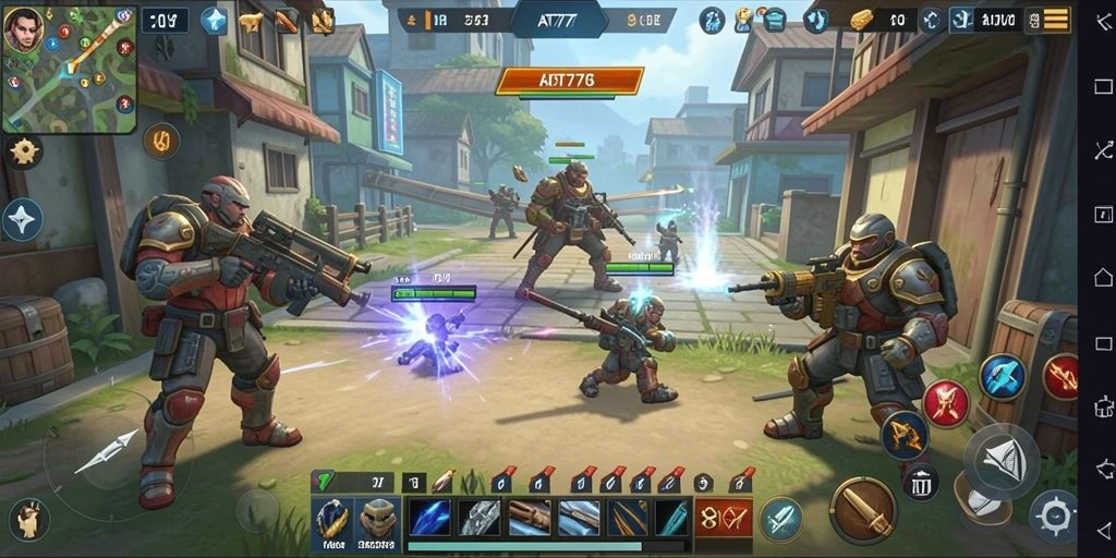 Screenshot gameplay AT777 menampilkan aksi seru dalam membangun kerajaan.