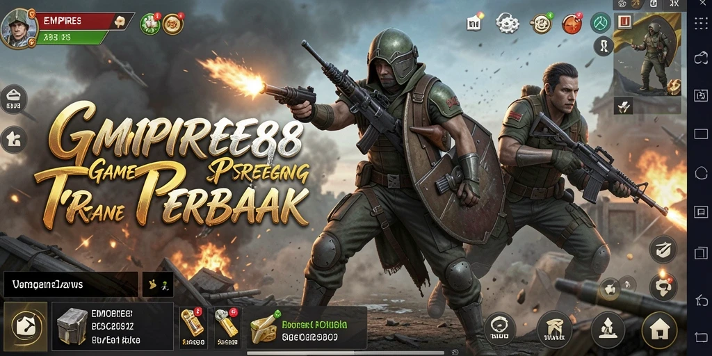 Tangkapan layar gameplay EMPIRE88 dengan aksi pertempuran yang mendebarkan.