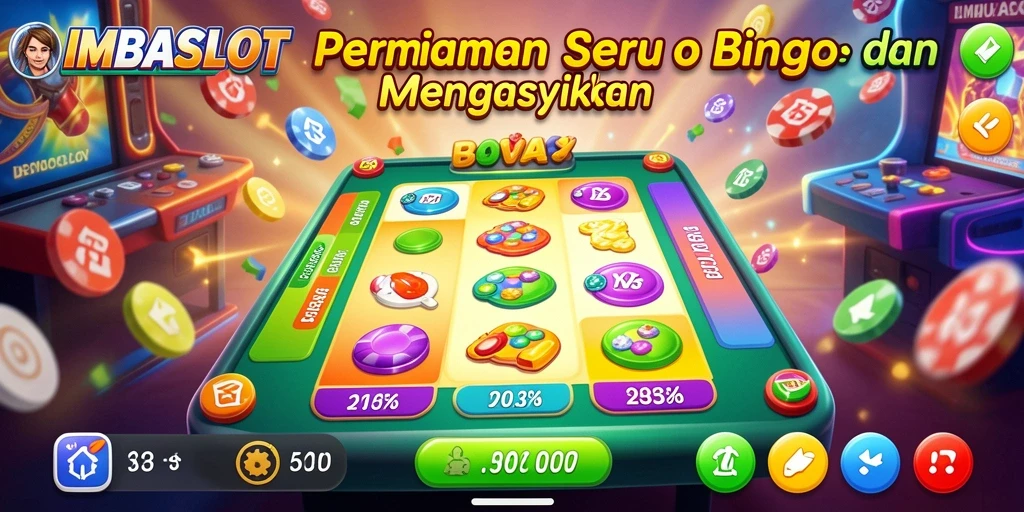 Tampilan gameplay Bingo yang seru dan interaktif.