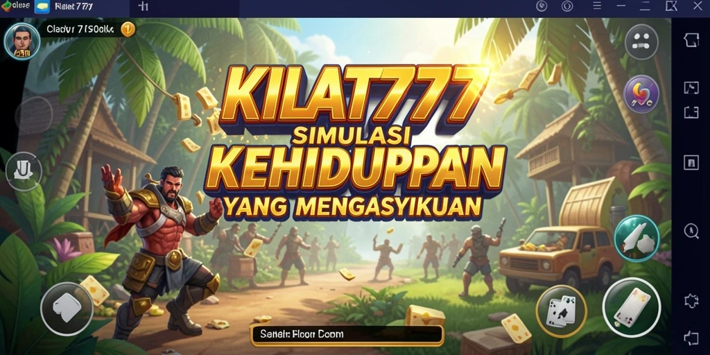 Tampilan gameplay KILAT777 yang penuh warna dan interaktif.