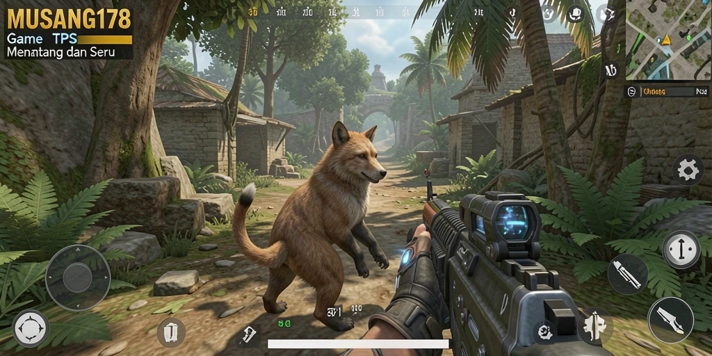 Tampilan gameplay intens dan seru di MUSANG178.