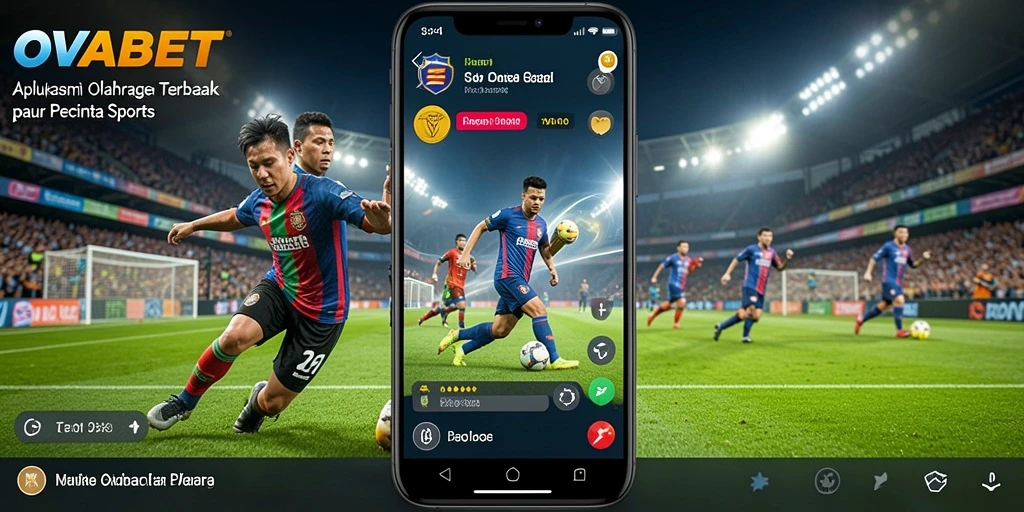 Tampilan permainan menarik dari aplikasi OVABET dengan berbagai pilihan olahraga.