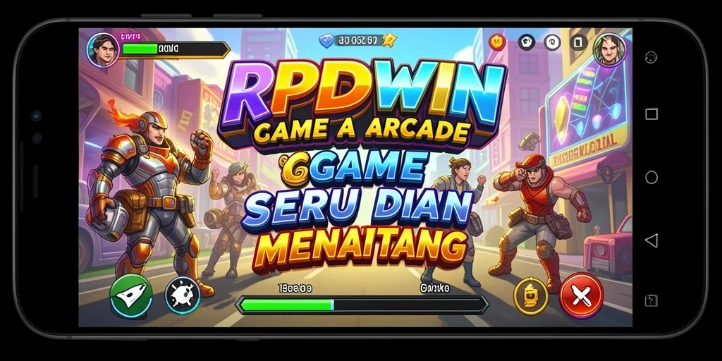 Tampilan gameplay RPIDWIN yang penuh warna dan seru.
