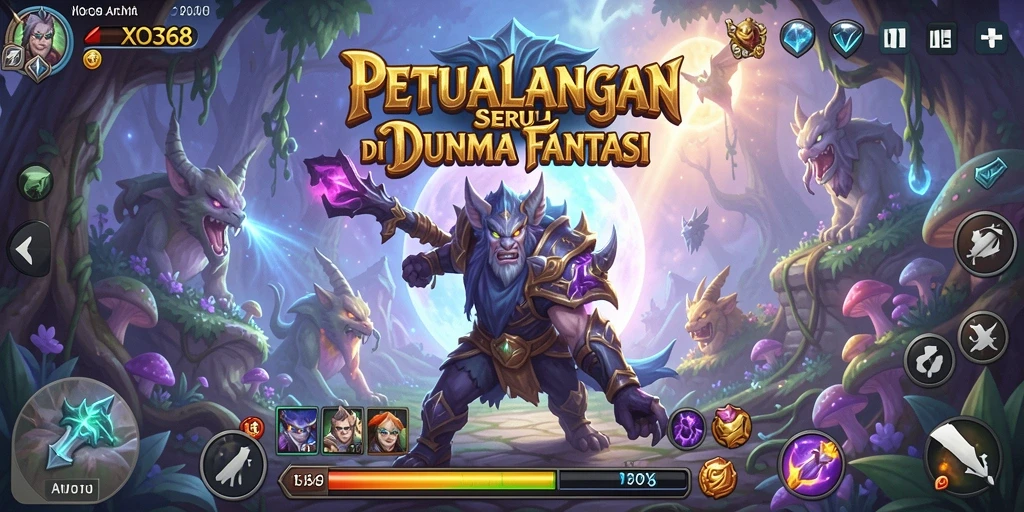 Screenshot gameplay XO368 yang menampilkan aksi petualangan seru.